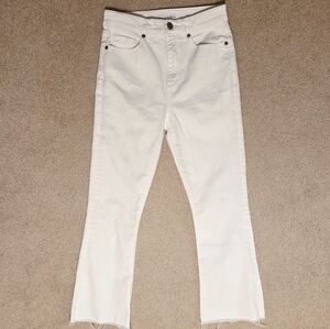 LOFT Women's High Rise Jeans - White